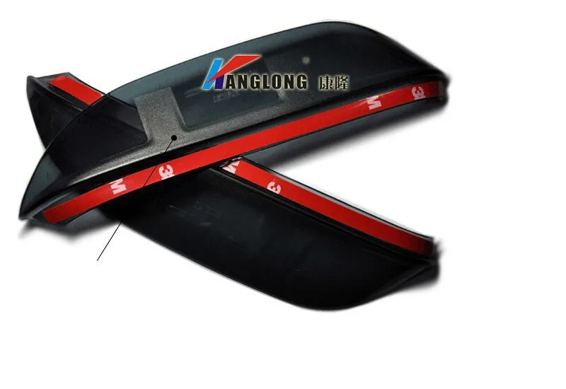 Rearview mirror rain eyebrow rain gear 2pcs per set for Great Wall Hover M4