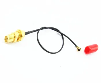 

50pcs\lot Black 15cm 1.13 Pigtail Cable RP SMA Female Bulkhead to Ufl./IPX Connector Extension Cable Free Shipping