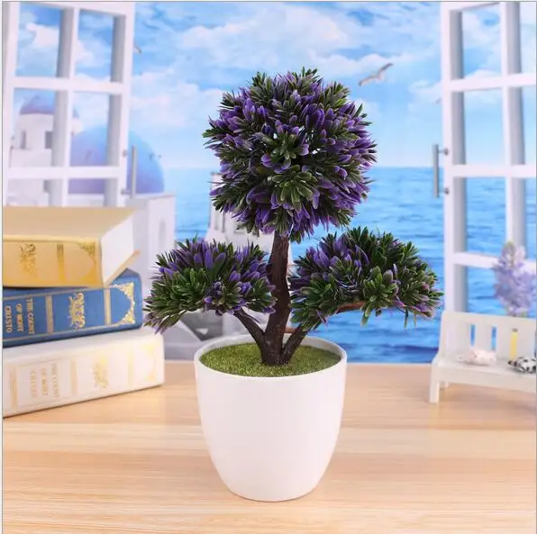 Buy Pretty Cheap Artificial Plastic Bonsai Tree Mini