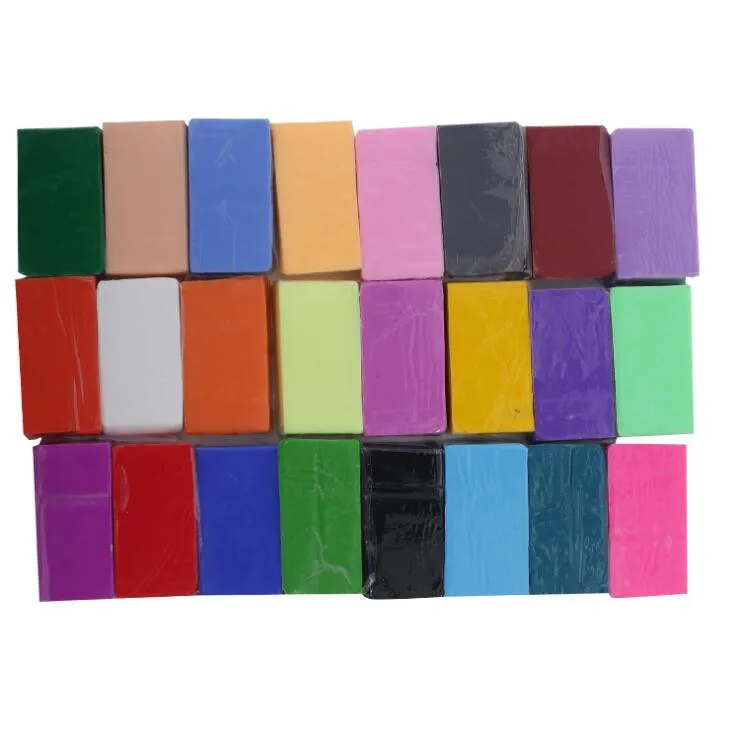 24pcs DIY Fimo Polymer Clay Baking Hand Casting Kit Puzzle Modeling ...