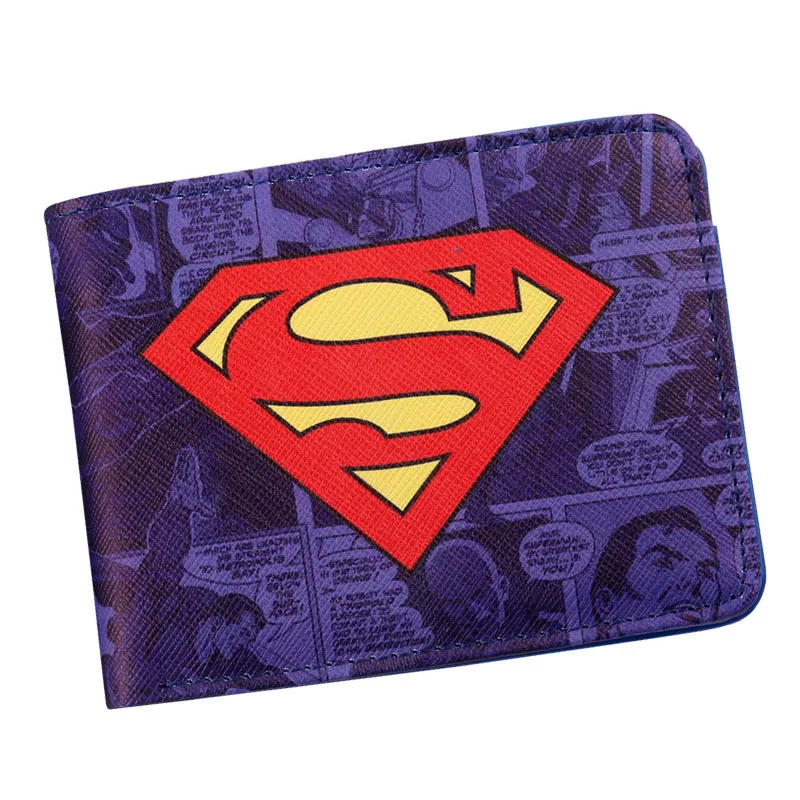 

Comics Superman Bi-Folding Wallet Mens ' Super hero Bifold Purse
