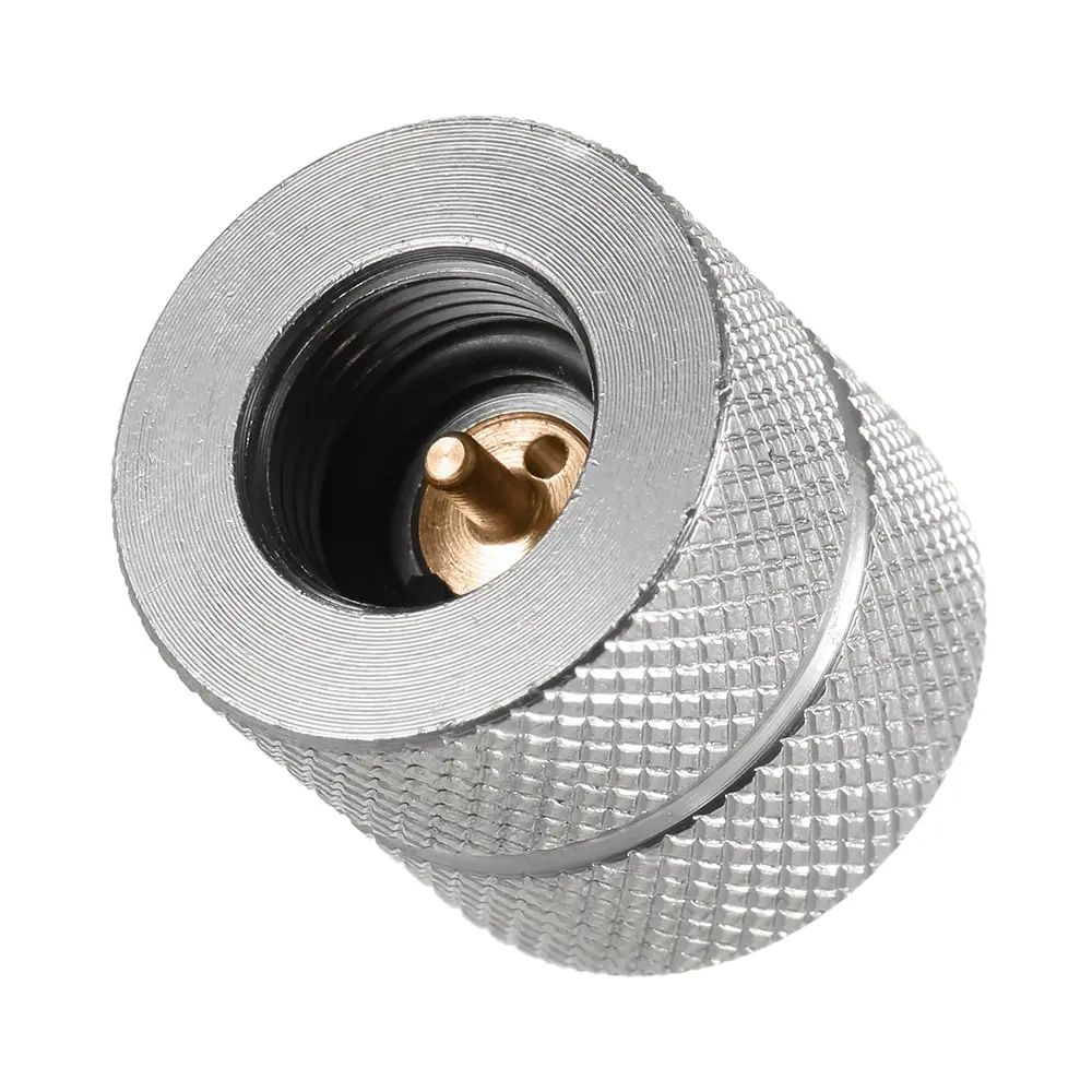 

Outdoor Gas Stove Tank Adapter Gas Tank Accessories Canister Refill Gas Adapter for Camping Metal Gas Furnace Connector