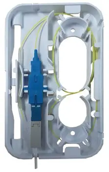 

ODN FTTH 1 core fiber Termination Box 1 port 1 channel socket Splitter Box indoor outdoor fiber Optical
