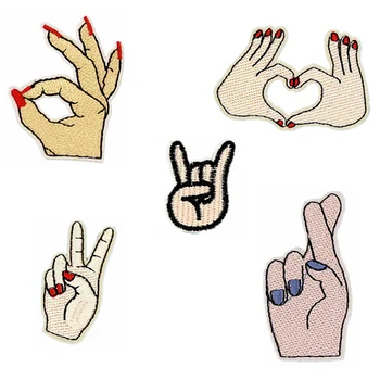 

1Pcs Cute Hand Applique Clothing Embroidery Patch Fabric Sticker Iron On Sew On Patch Craft Sewing Repair Embroidered BT252