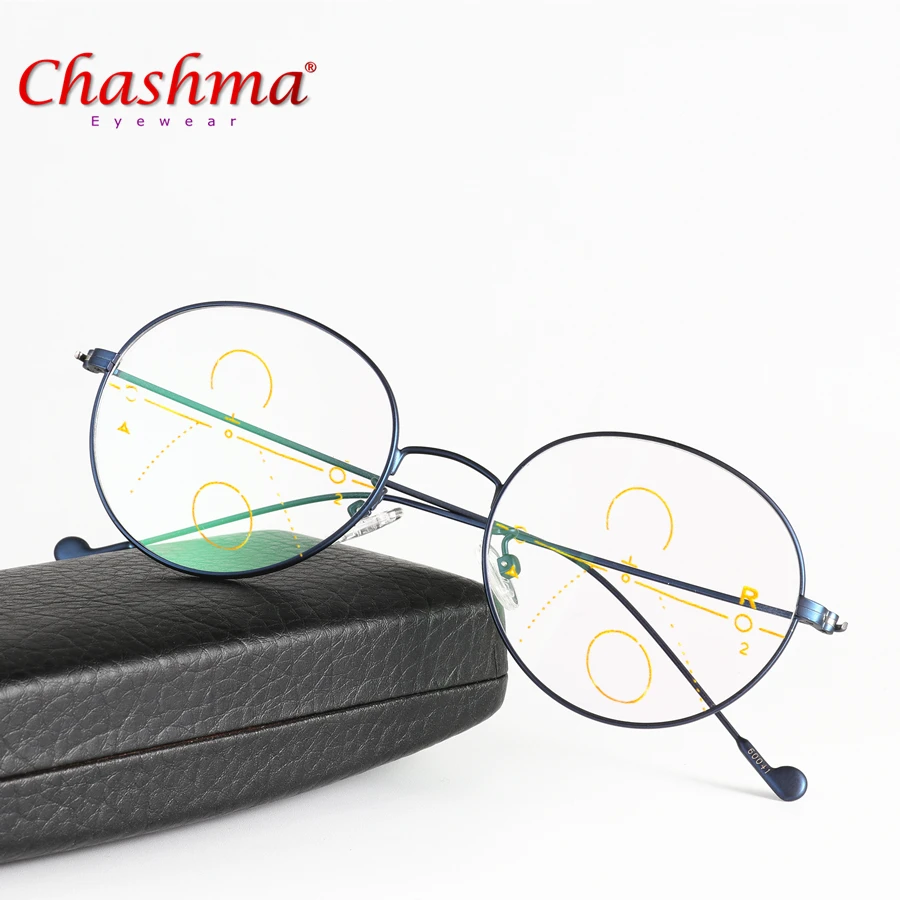 

2018 New Men's Titanium Alloy resin Progressive lenses Reading Glasses men Fashion Square Classic Multifocal Glasses for Men
