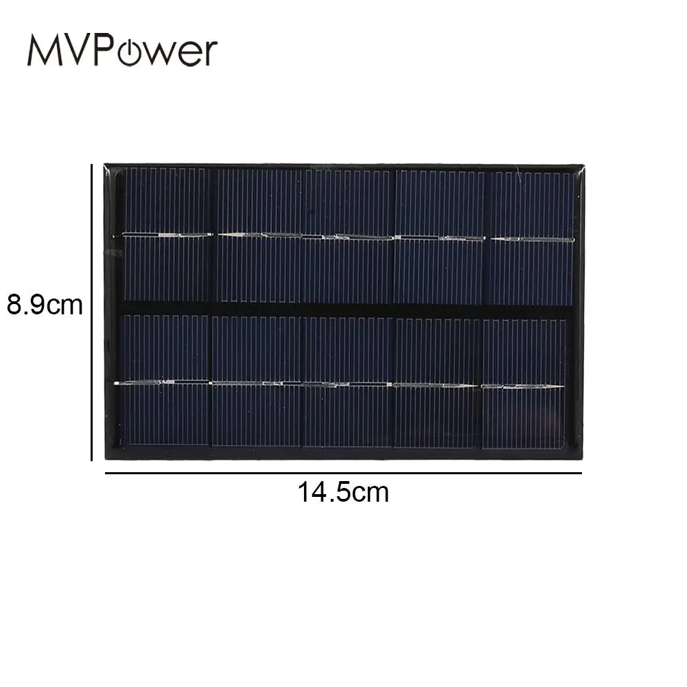USB солнечная панель 5V 5W Мобильный телефон Солнечное зарядное устройство Панель