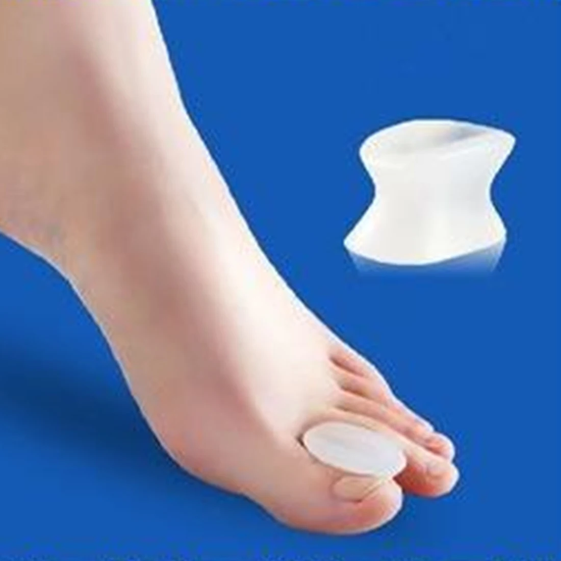 Foot Thumb Valgus Corrector 2Pcs /pair Soft Silicone Toe Separators Spacer Straightener Foot Bunion Pain Relief Tool Safe Use