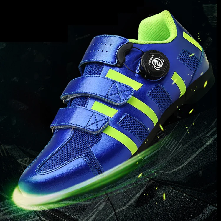 

Men's Cycling Shoes Breathable Upper Road Bike Shoes Mountain Bike Bicycle MTB Shoes Reflective Sneakers Triathlon Racing Shoes