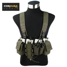 TMC Cordura Ranger Зеленый D-Mittsu Грудь Rig военный тактический снаряжение грудь снаряжение жилет(SKU051014