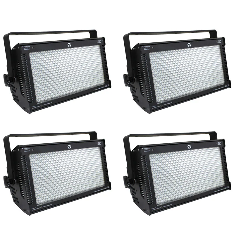 4Pcs/lot 1000W DMX Lights RGB LED Flashing Strobe Professional Atomic
