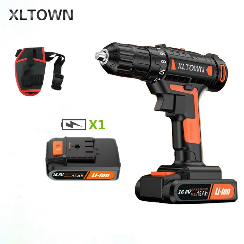 Xltown 16 8 v высококлассная Мини дрель перезаряжаемая литиевая электрическая
