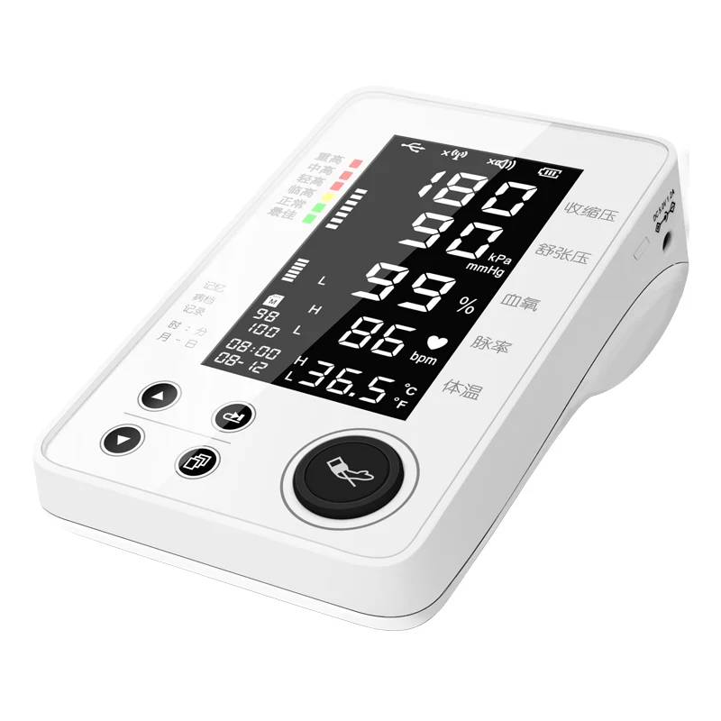 Healforce PC 304 Portable Patient ICU Monitor Blood Pressure with NIBP SPO2 PR Blood Oxygen Pulse Rate RESP TEMP Home monitor Healforce PC 304 Portable Patient ICU Monitor Blood Pressure with NIBP SPO2 PR Blood Oxygen Pulse Rate RESP TEMP Home monitor