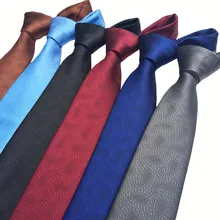 Для мужчин s Узкие галстуки для мужчин Свадебный галстук тонкий роскошный 7 см мужчин's точки жаккарда узкий галстук для жениха бизнес вечерние Gravata