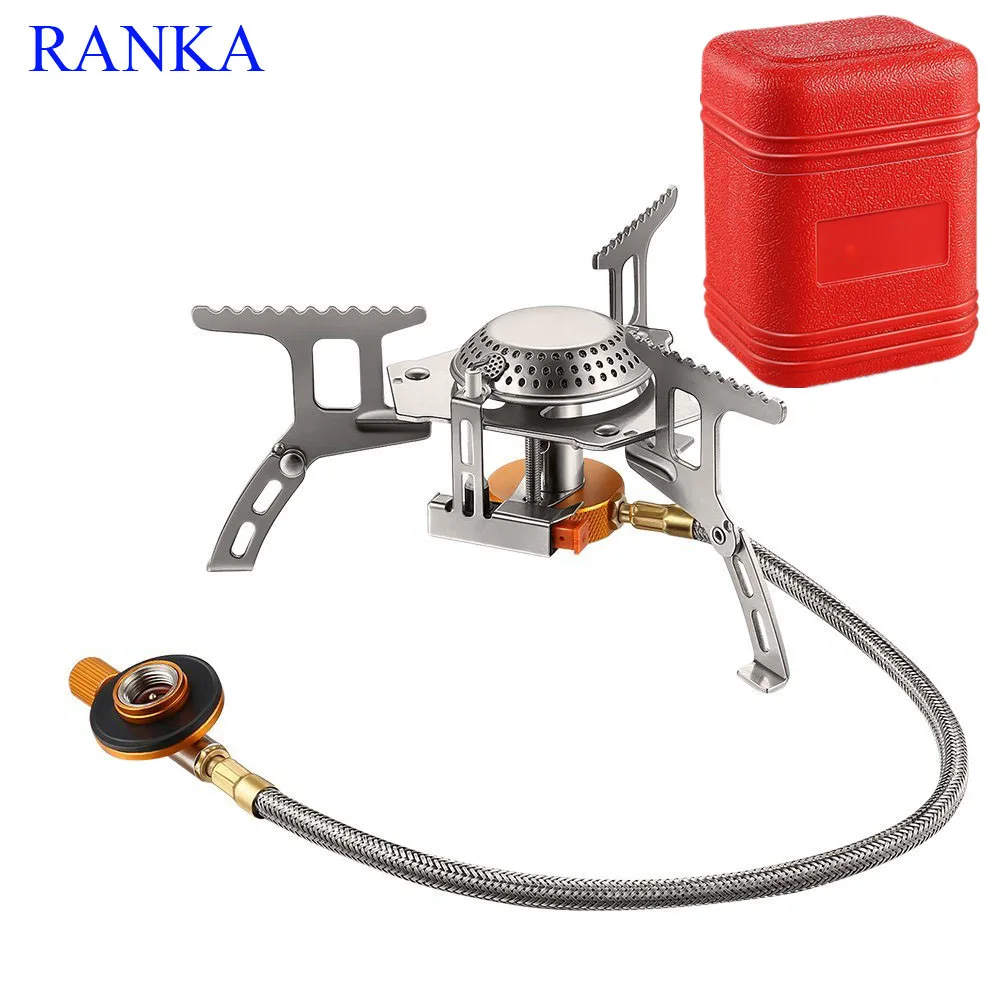 RANKA Outdoor Gas Stove Camping Gas burner Folding Electronic Stove