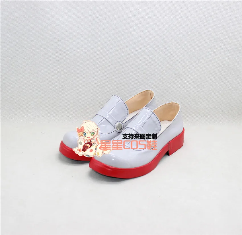 

Kantai Collection Uzuki White Halloween Cosplay Shoes Boots X002