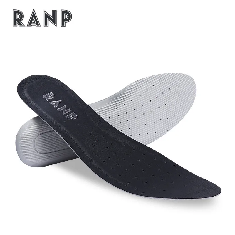 

RANP Lighe Weight Breathable Deodorant Leather Insoles Pigskin Instantly Absorb Sweat Replacement Inner Soles Shoes Insole Pads