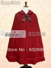 New Cute Cotton Winter Princess Sweet Lolita Cloak Girls Winter Dresses Brand Long Winter Dress
