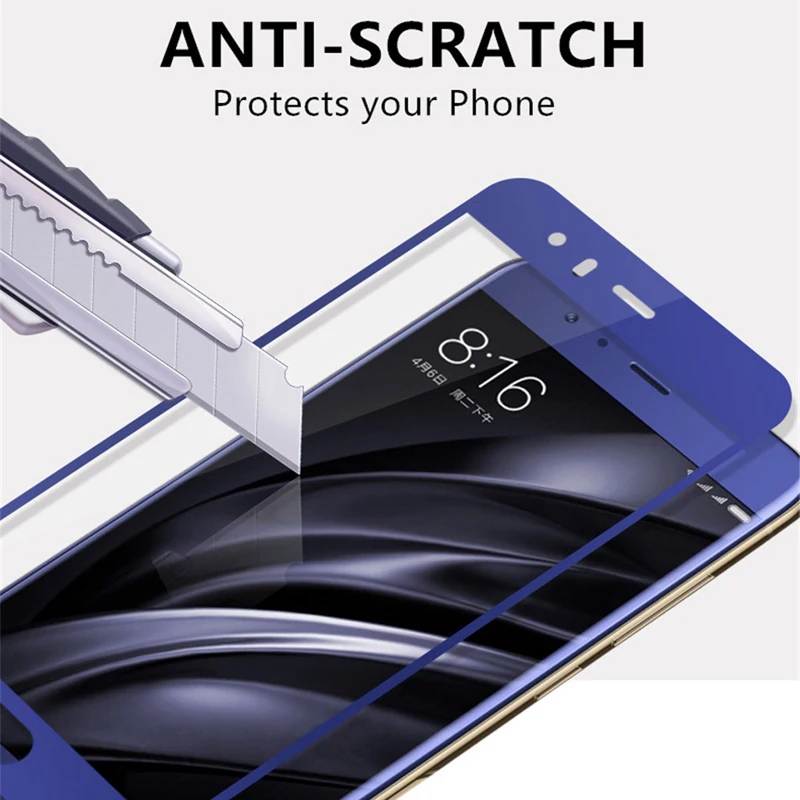 Закаленное стекло для Xiaomi Redmi 4 5 4X 4A 4Pro MiA1 Mi5X Mi6 Mi5 Mi5C 5A Note 16 ГБ 32 64 полное покрытие 9H