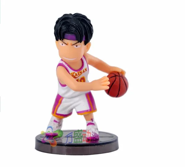 5 шт./лот Японии аниме 8 см Slam Dunk PVC Фигурки Баскетбол Sakuragi Hanamichi игрушки