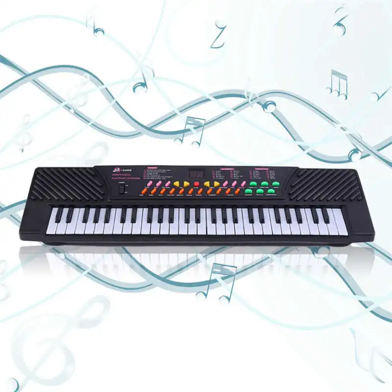 54 ключа музыка фортепиано с электронной клавиатурой со звуковыми эффектами-портативный для детей и начинающих, США плюс