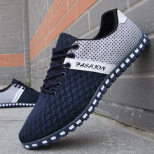 2017 new mens casual font b shoes b font mesh font b shoes b font for