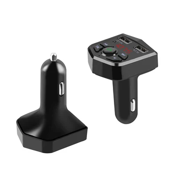 

Wireless Bluetooth FM Transmitter LCD Car MP3 Player 3.1A Bluetooth 5.0 Car Handsfree Kit Dual USB Charger For Car