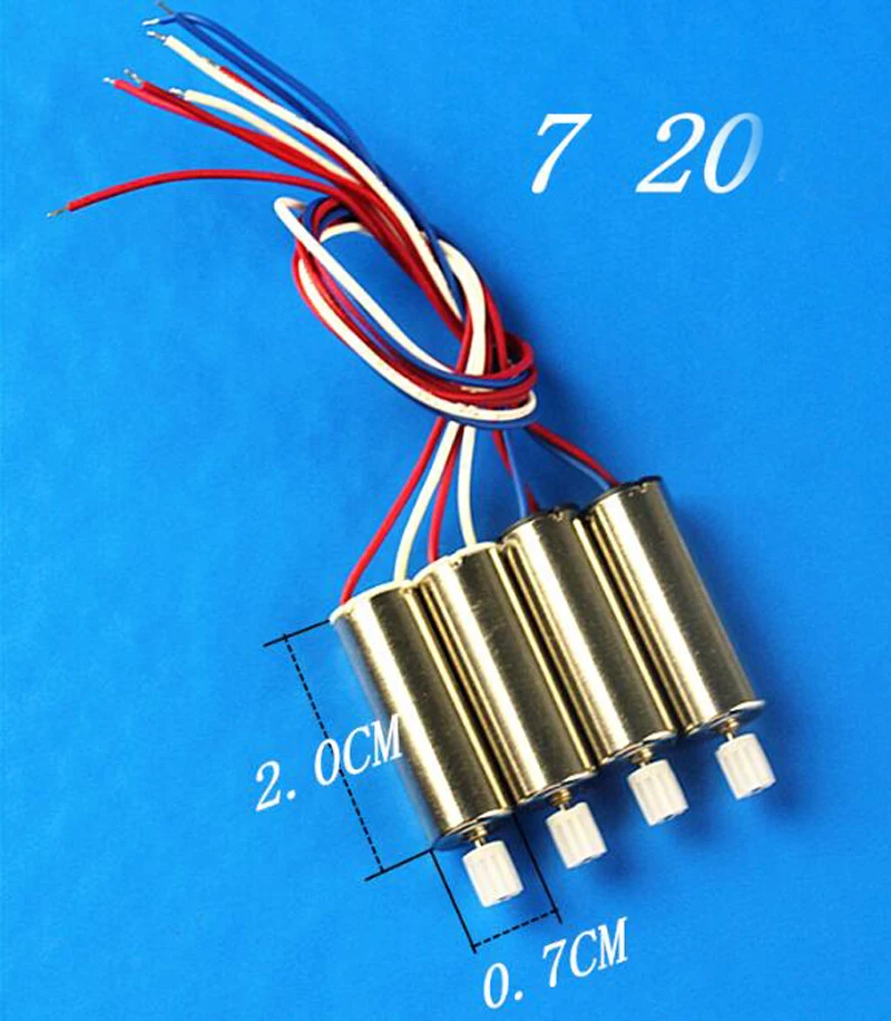 3 7 в высокоскоростной двигатель 8520 720 716 DIY Набор для RC квадрокоптера запасные
