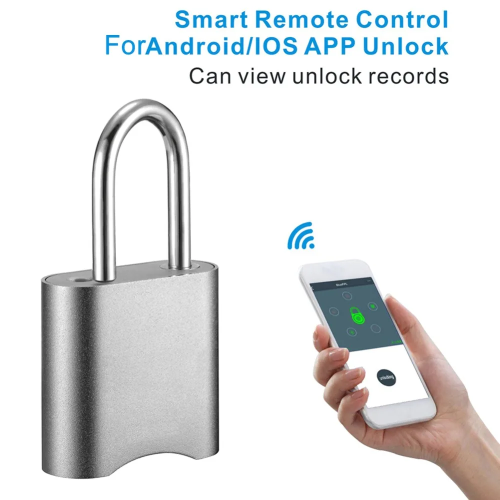 Electronic Digital Password Smart Lock APP Gym Dormitory Door Bluetooth Padlock