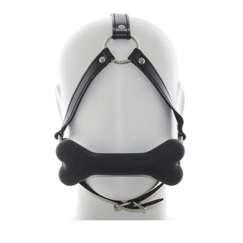 AUEXY-Dog-slave-devices-harness-silicone-dog-bone-plug-hush-mouth-yoke-gags-open-mouth-gag (2)