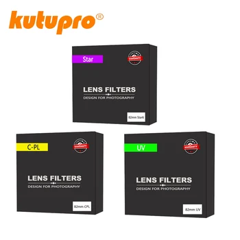 

EDMTON 82mm UV + CPL + Star6-Point Filter Kit Camera Lens Filter Set for Canon Nikon Sony pentax DSLR Camera Lens with Case