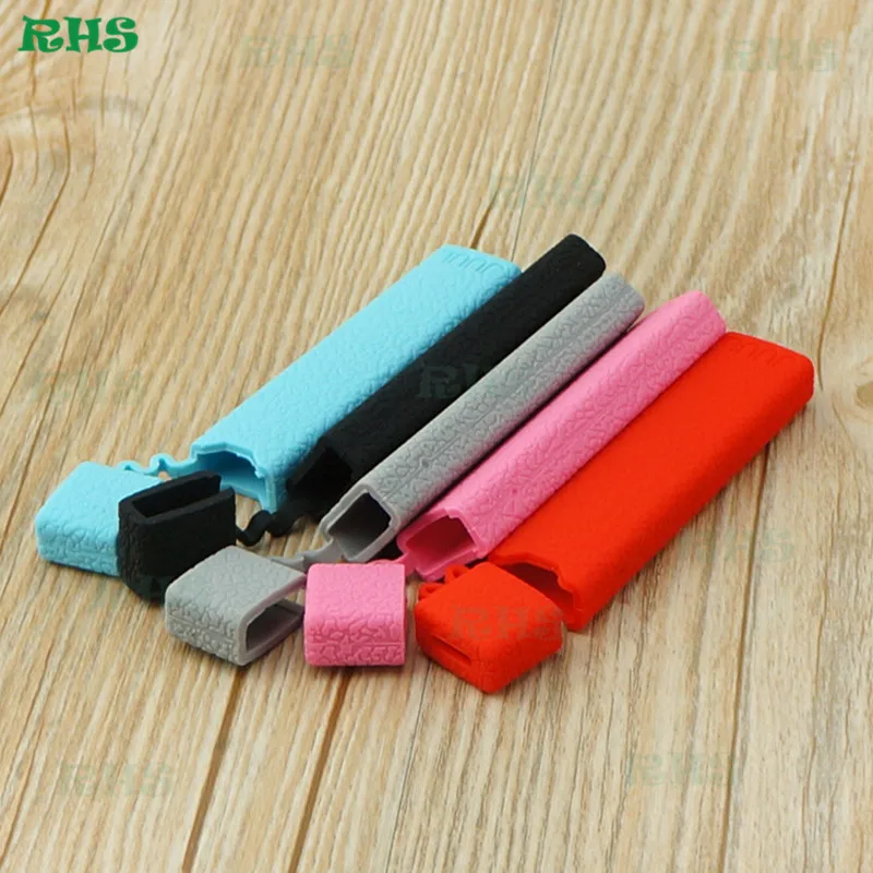 

1pcs RHS factory Juul Silicone Case Cover 13 colourful colors and cool design pattern stickers in large stock free shipping