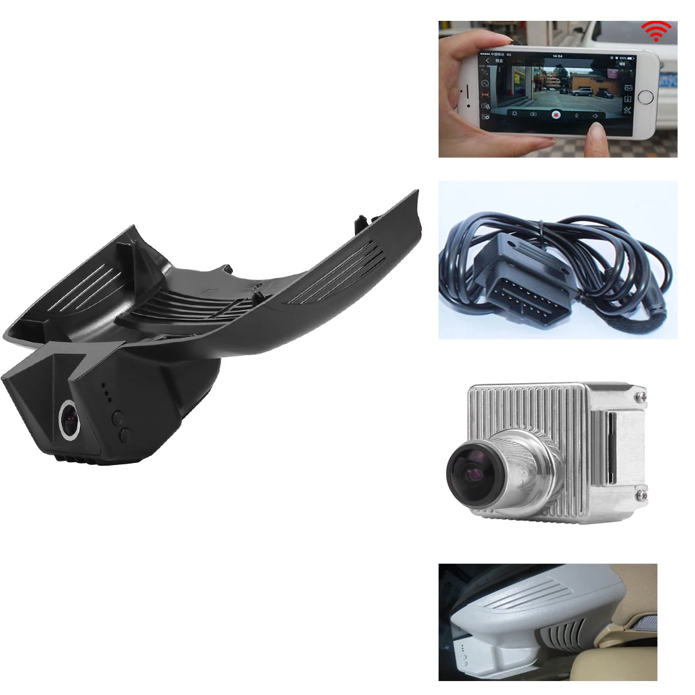 

PLUSOBD Cam For Benz S W221 Middle Model Special DVR OEM Style Hidden Design Full HD 1080P Car Camera With WIFI Android IOS App
