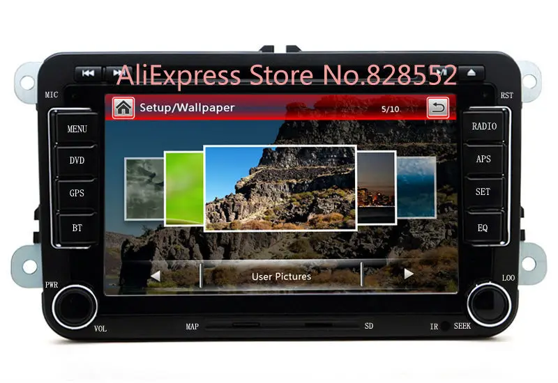 Clearance Factory Price Free Shipping Car DVD Player For VW/Volkswagen/Passat/POLO/GOLF/Skoda/Seat With 3G USB GPS BT IPOD FM RDS Free Map 4