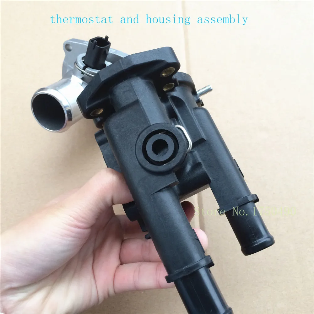 Thermostat and thermostat housing Assembly case 55578419 96984103 for Opel Astra Zafira Signum Vectra Chevrolet Aveo Cruze