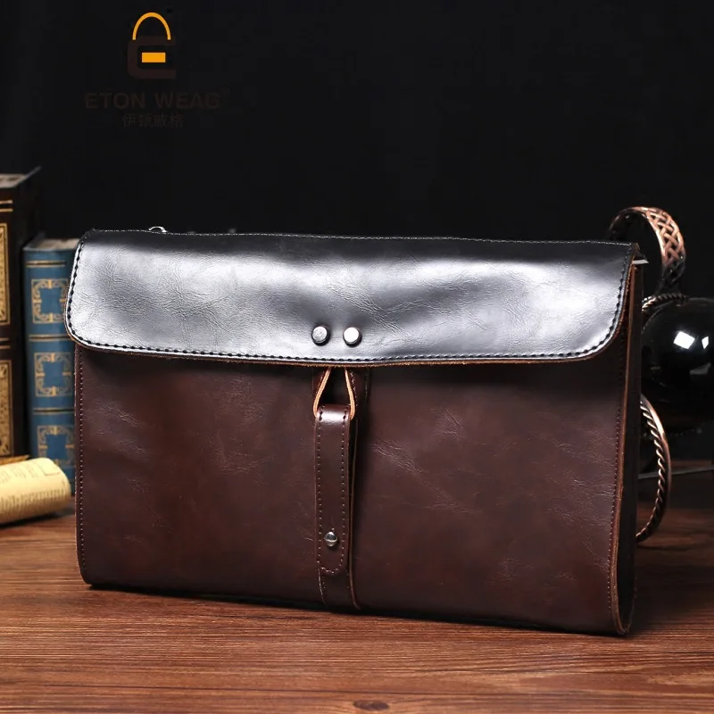 

2016 new men hand bag device files Tide color single shoulder bag briefcase