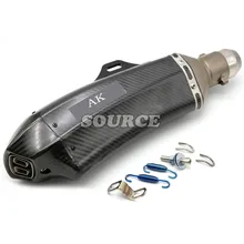 motorcycle accessories Akrapovic muffler pipe scooter exhaust pipe carbon fiber For BMW K1600 GT/GTL K1300 S/R/GT HP2 Megamoto