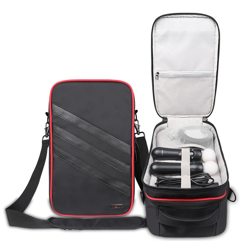 

Professional digital storage Case for Sony psvr VR goggles for data cable USB hard disk Waterproof Shoulder Bag Black