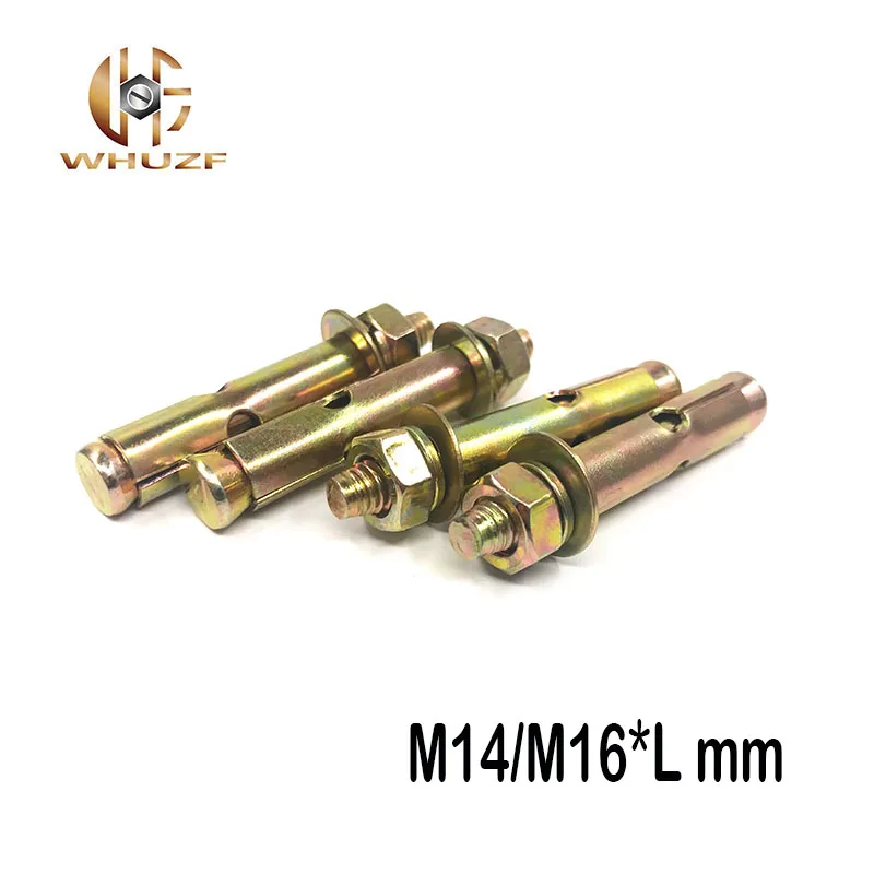 

1pcs M14/M16*L mm Galvanized Lengthen Expansion Screw Sleeve Concrete Anchor Bolt