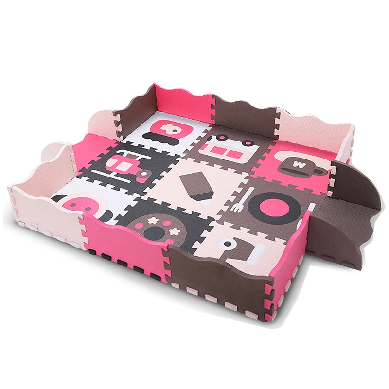 25pcs Set Children Playmat Cushion Jigsaw Play Mat Baby Foam