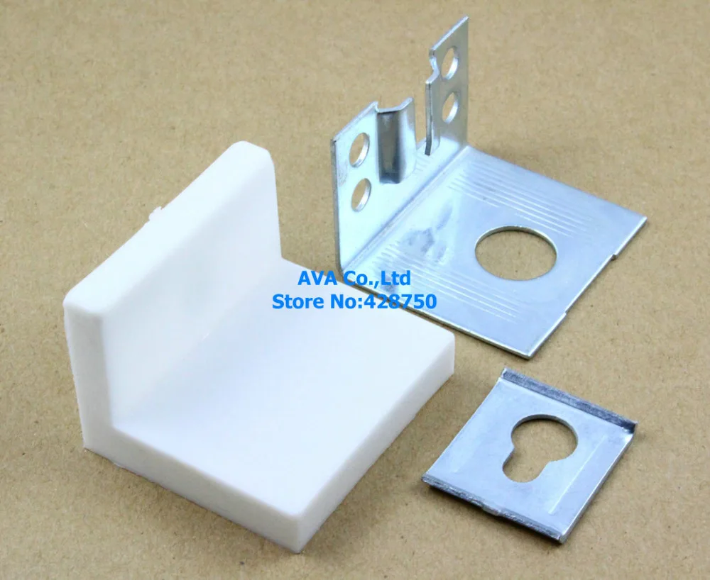 Buy 10 Pieces Right Angle Corner Brace Corner Bracket 43x33mm + White Plastic
