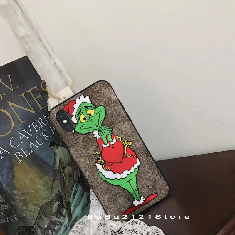 Babaite theGreen ofMonster Grinch Рождественский чехол для телефона iPhone X XSMAX 6 6S 7 7plus 8 8Plus 5 5S XR 10 Case11 11pro 11promax