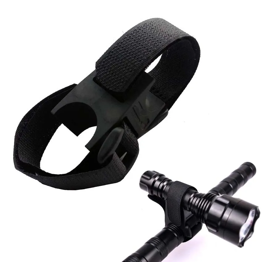 Flashlight Clip Clamp for Bike light lamp holder grip stand for 18650