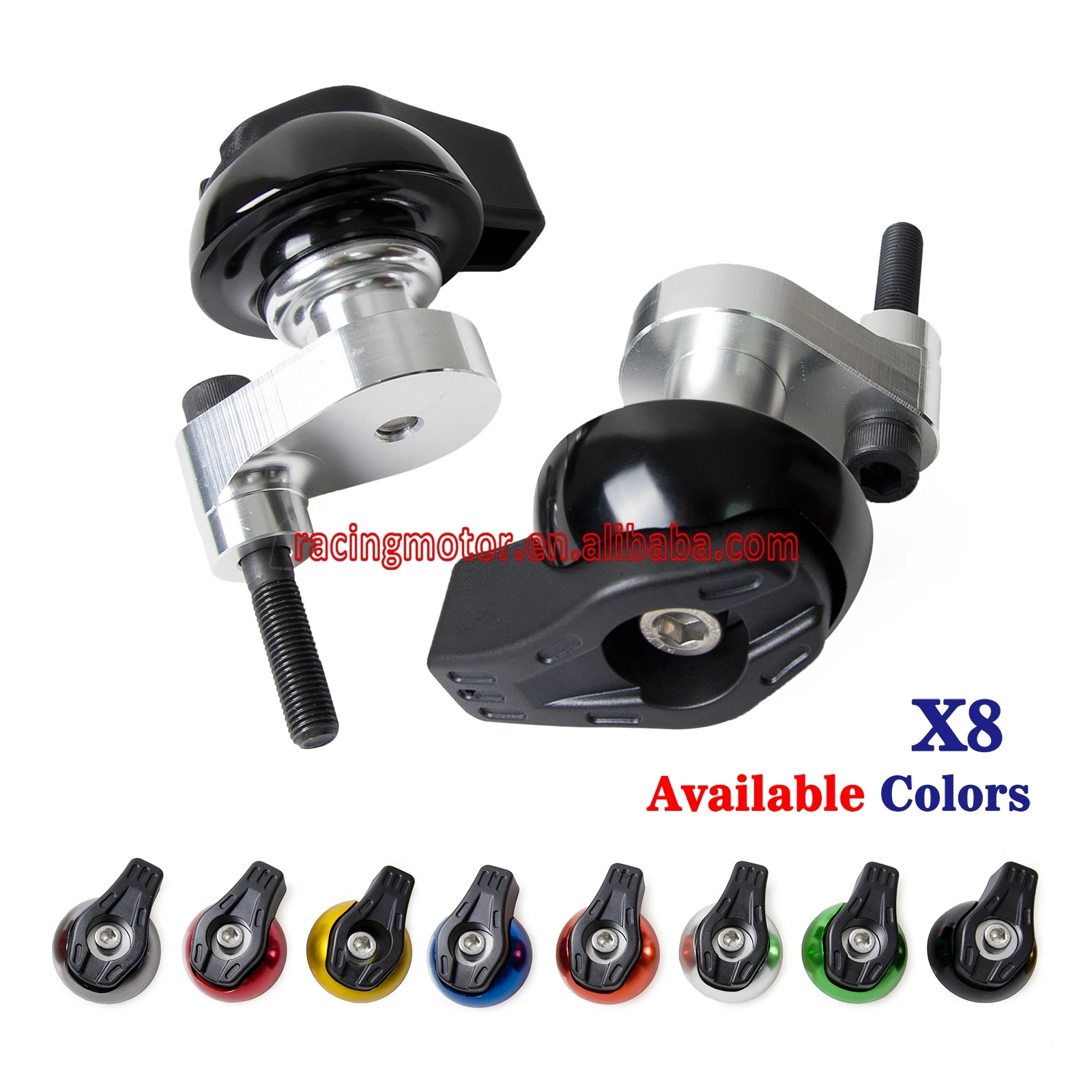 

CNC Aluminium Frame Sliders Crash Pads Protector for Yamaha YZF-R6 2008 - 2016 2010 2012 2014 2015 YZFR6 YZF R6