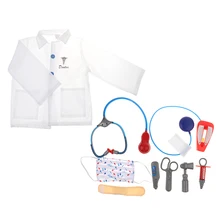 Детский костюм Доктора для ролевых игр игрушка для костюмированного представления набор для Хэллоуина Вечерние