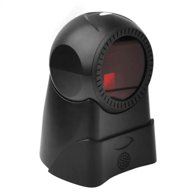 

650nm USB Wired Handsfree Barcode Scanner Desktop Directional Laser 1D/2D/QR Code Scanner Reader Platform for Supermarket