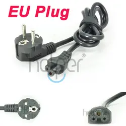 ЕС Европейский 3 зубец 2 Pin AC Шнур питания для ноутбуков для Asus hp sony Dell lenovo acer Sumsung Toshiba Fujitsu Бесплатная доставка