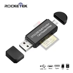 Rocketek USB 2,0 multi устройство чтения карт памяти OTG android адаптер кардридер для micro SD/TF microsd читателей ноутбук