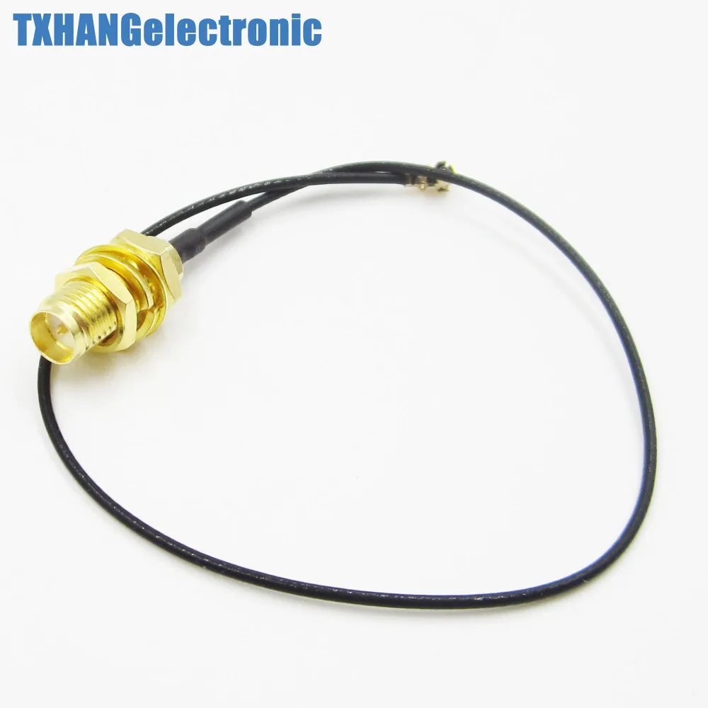 2PCS Mini Pci U.Fl To RP SMA Antenna Router Mod Kit Wifi Connector