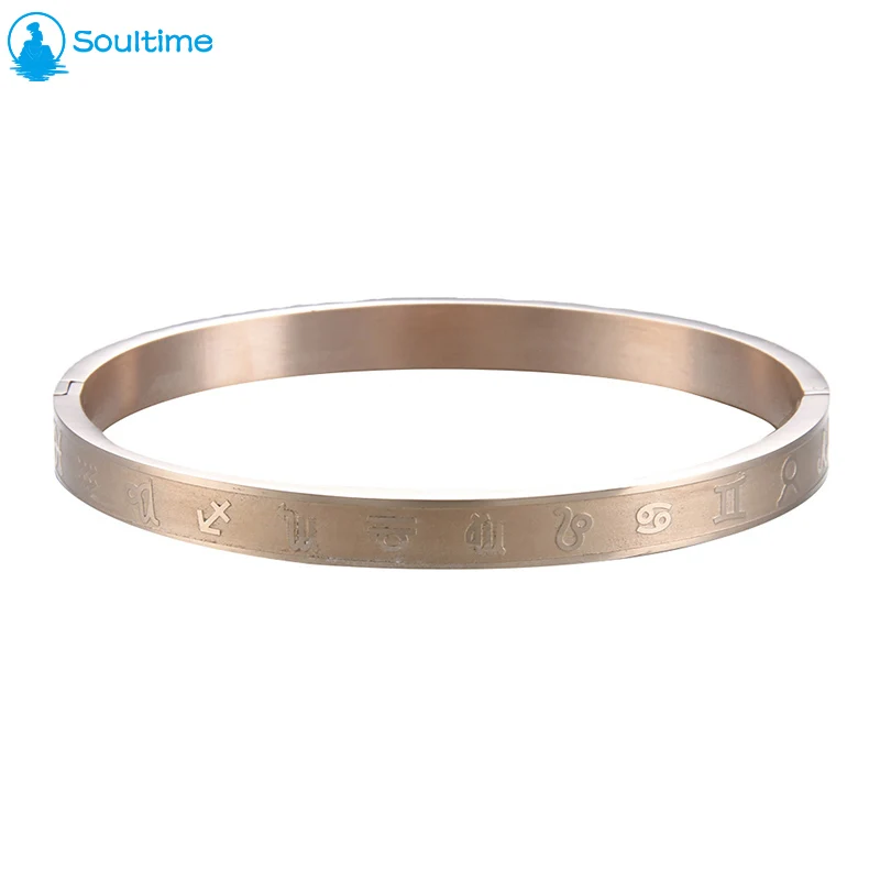 Soultime Hot Sale Bracelets Gold White Fashion Elegant Bracelet For Female Wedding Accessories Simple Round And Shiny | Украшения и
