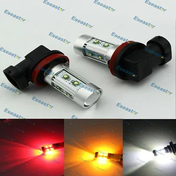 

2x H4 H7 H8 H9 H10 H11 9005 50W 6000K Chips LED Car Fog Light Fog Lamp LED Headlight Fog Driving Lights Bulb 12V Xenon White